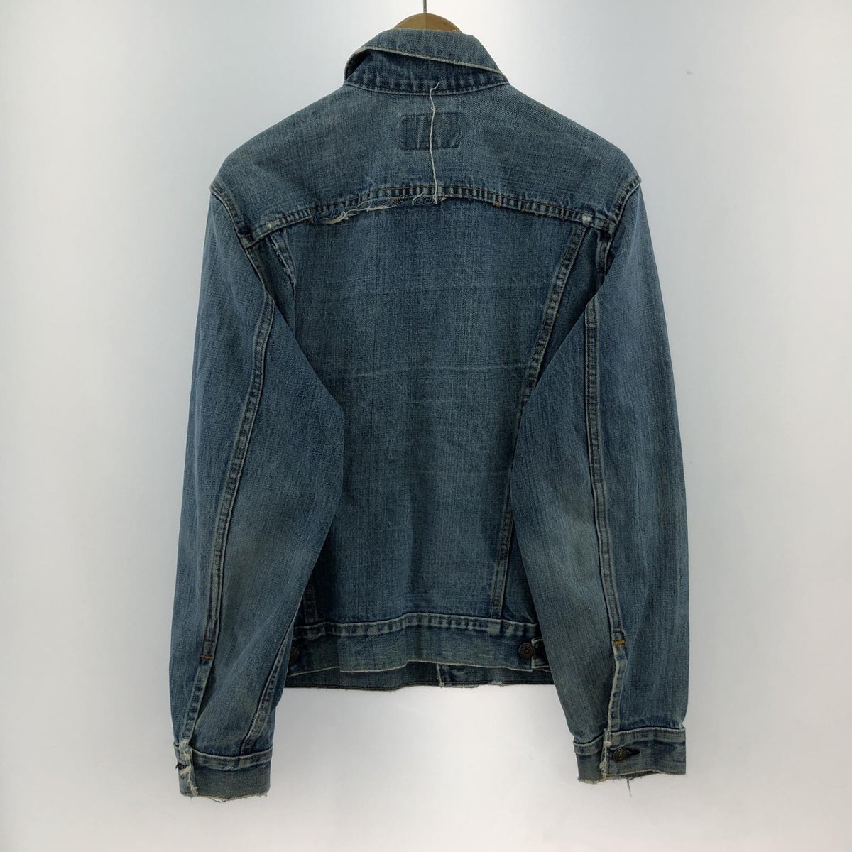 デニムジャケット 70s ボタン裏529 均等V スモールe ブルー