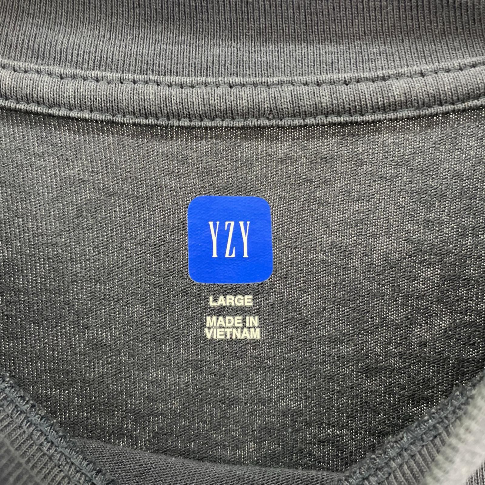 長袖Tシャツ × YEEZY ダークグレー(L) L グレー