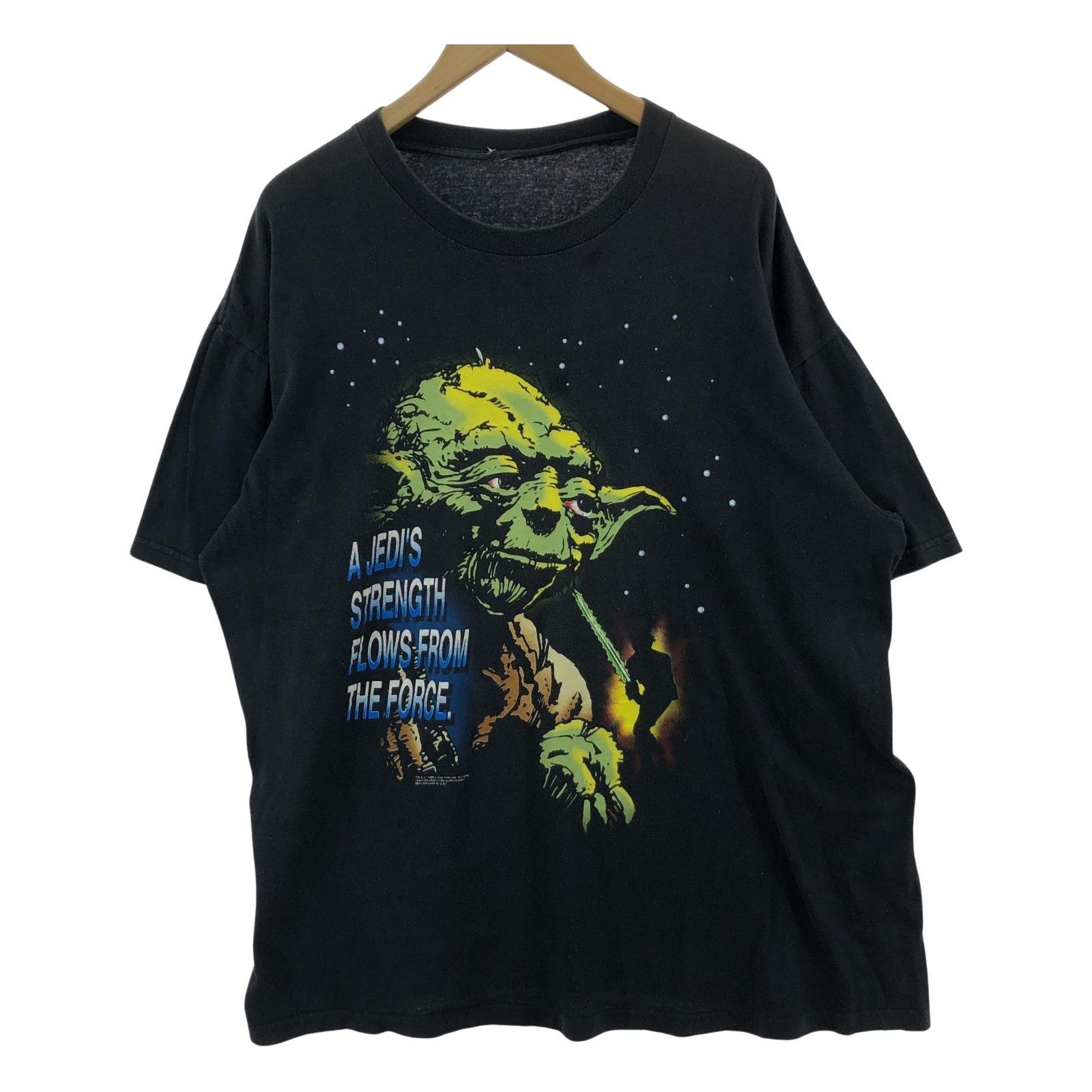 半袖Tシャツ STAR WARS ヨーダ 96年(-) ブラック