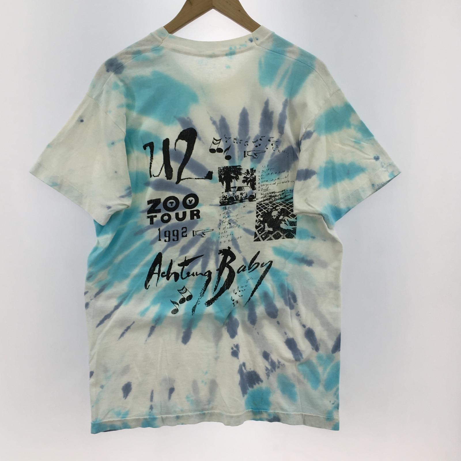 半袖Tシャツ U2 ZOO TOUR 1992(XL) ブルー
