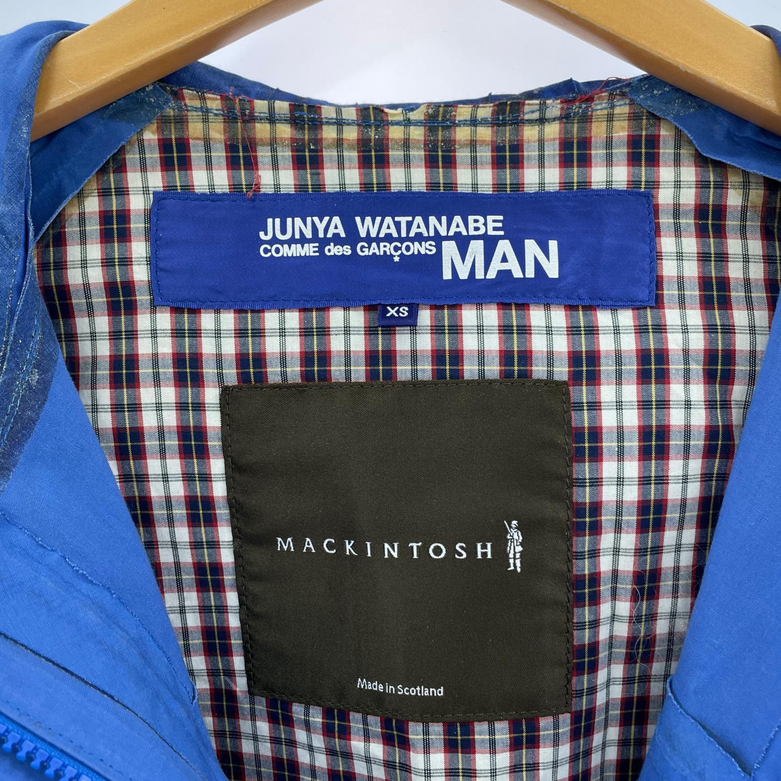ジャケット ×MACKINTOSH マウンテンパーカー (XS) 青 ブルー