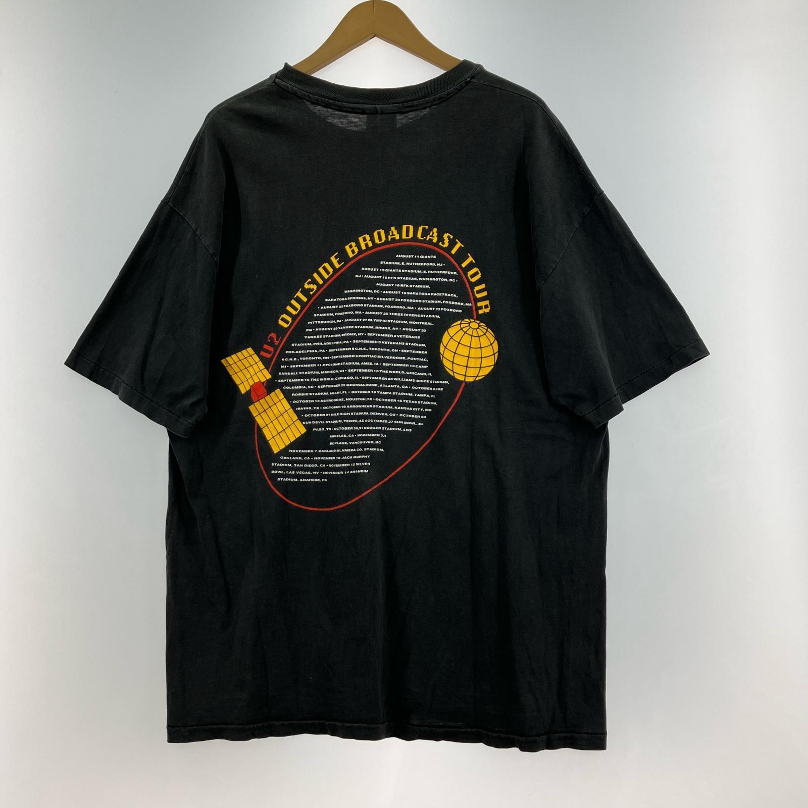 半袖Tシャツ 90s U2 ZOO TV BLK XL ブラック