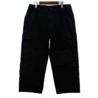 パンツ STUSSY リップストップ ミリタリー カーゴパンツ 黒 32 32 ブラック