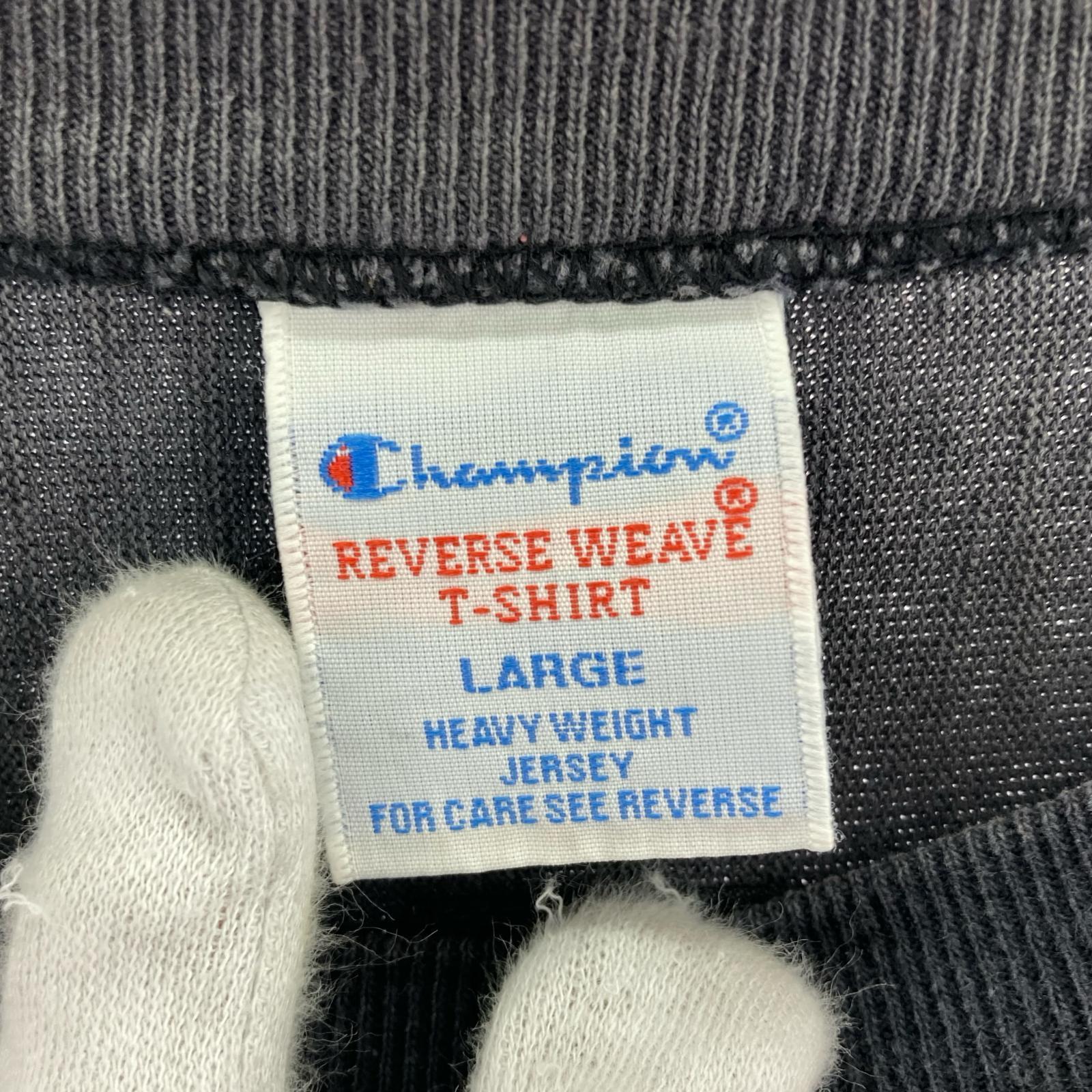半袖Tシャツ ×champion 迷彩 L ブラック