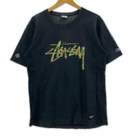 半袖Tシャツ ×champion 迷彩 L ブラック
