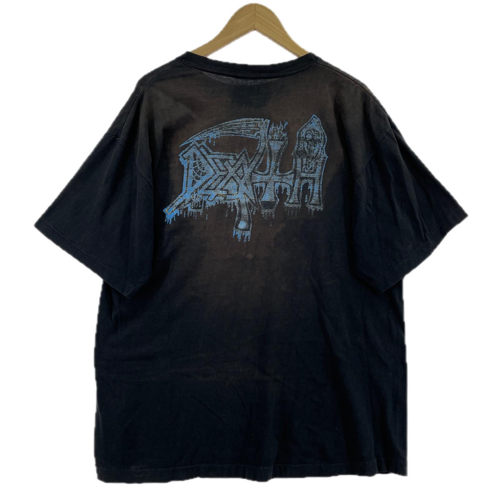半袖Tシャツ 1989 DEATH Leprosy プリントS/Sカットソー 黒 ブラック