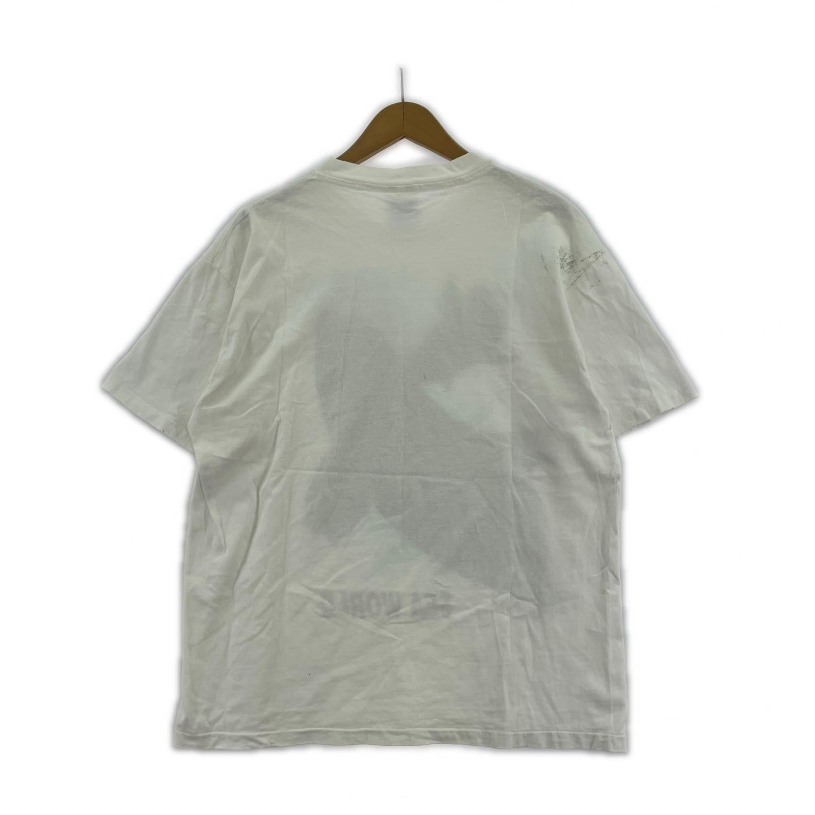半袖Tシャツ 90s hanes usa製 -L L ホワイト