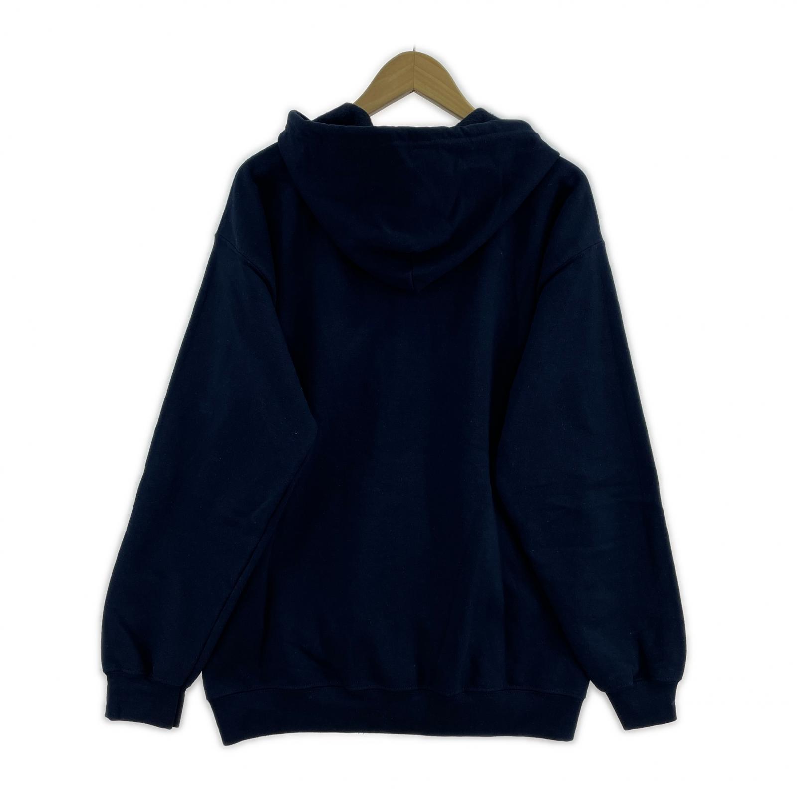 パーカー HIGH SCREAM CENTER ジップアップパーカー M M ネイビー