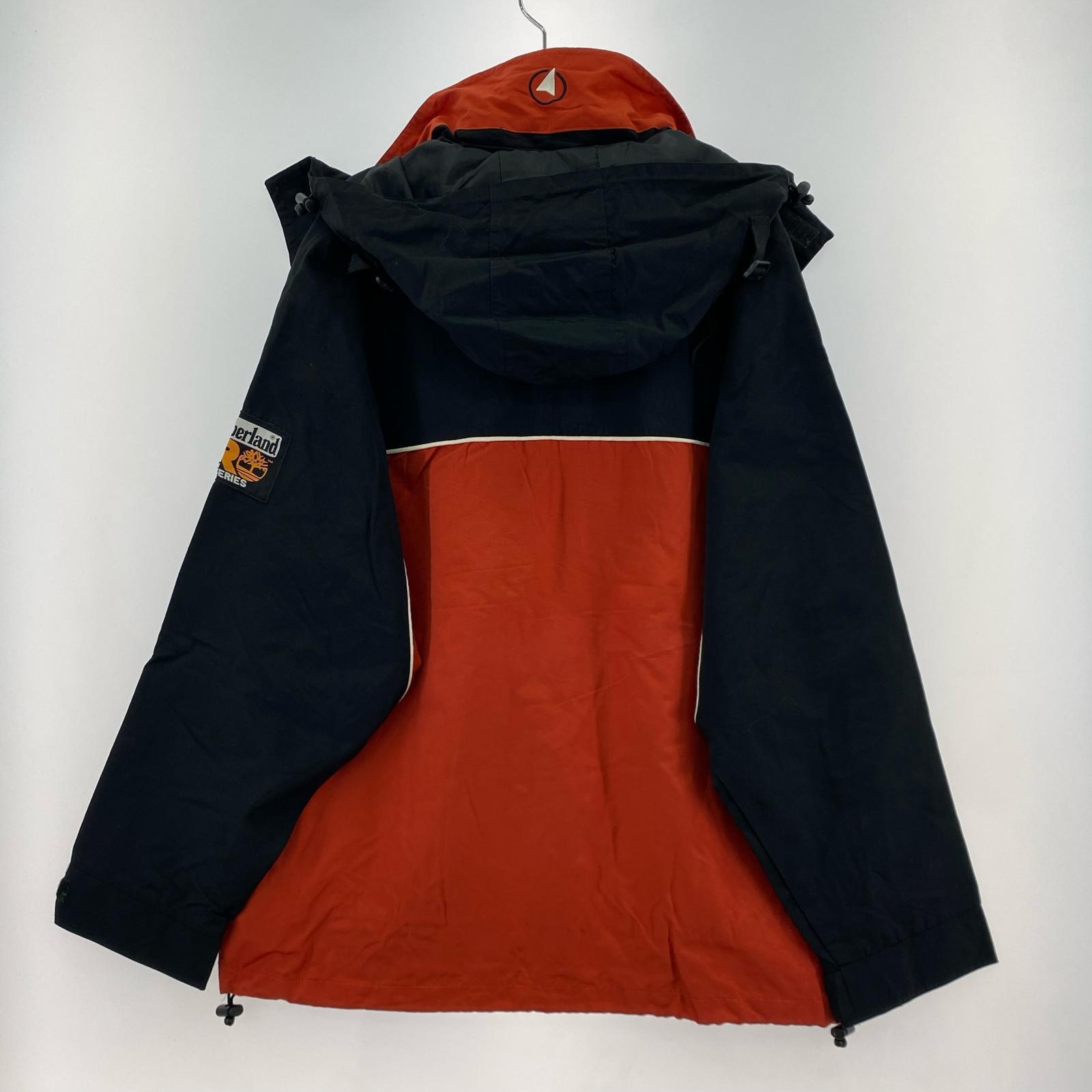 ジャケット Timberland MAOUNTAIN ATHLETICS マウンテンパーカー 赤黒 (L) L