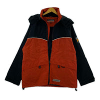 ジャケット Timberland MAOUNTAIN ATHLETICS マウンテンパーカー 赤黒 (L) L