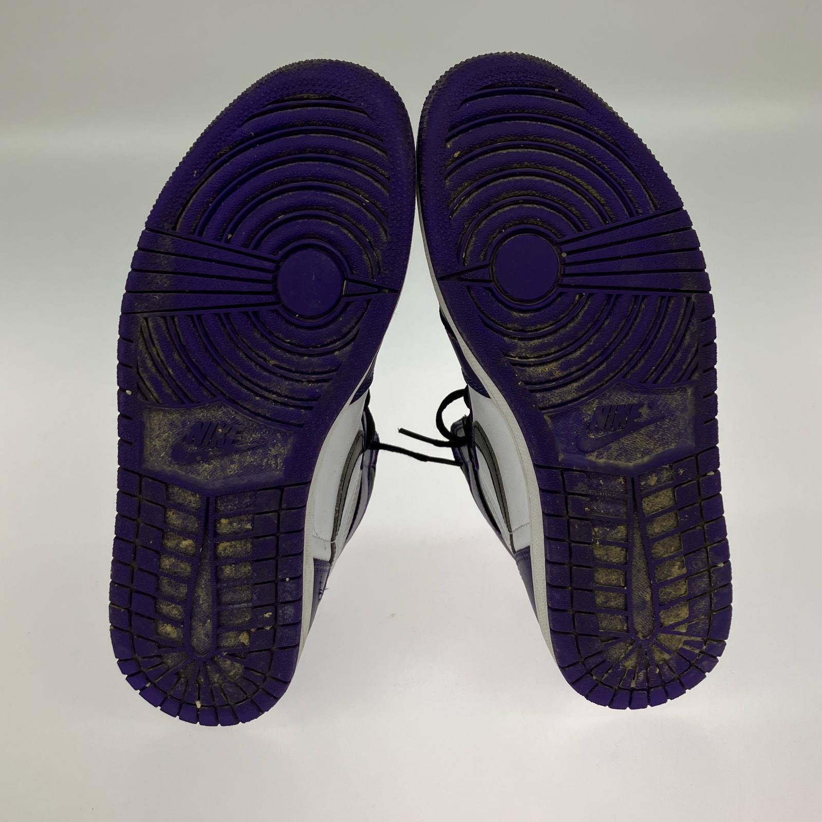 スニーカー AIR JORDAN 1 RETOR HIGH OG COURT PUEPLE 27.5cm (US9 1/2 UK9 EU45)
