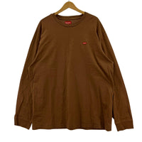 長袖Tシャツ SMALL BOX L/S TEE (XL) ブラウン ブラウン