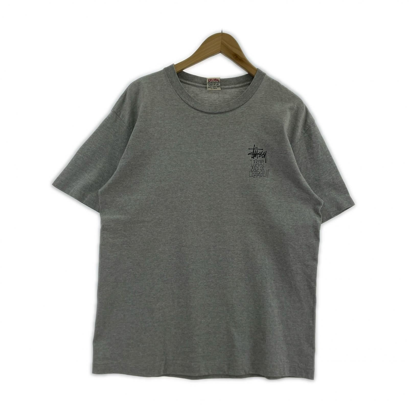 半袖Tシャツ 90s LARGE AND IN CHARGE!! Tee GRY L L グレー