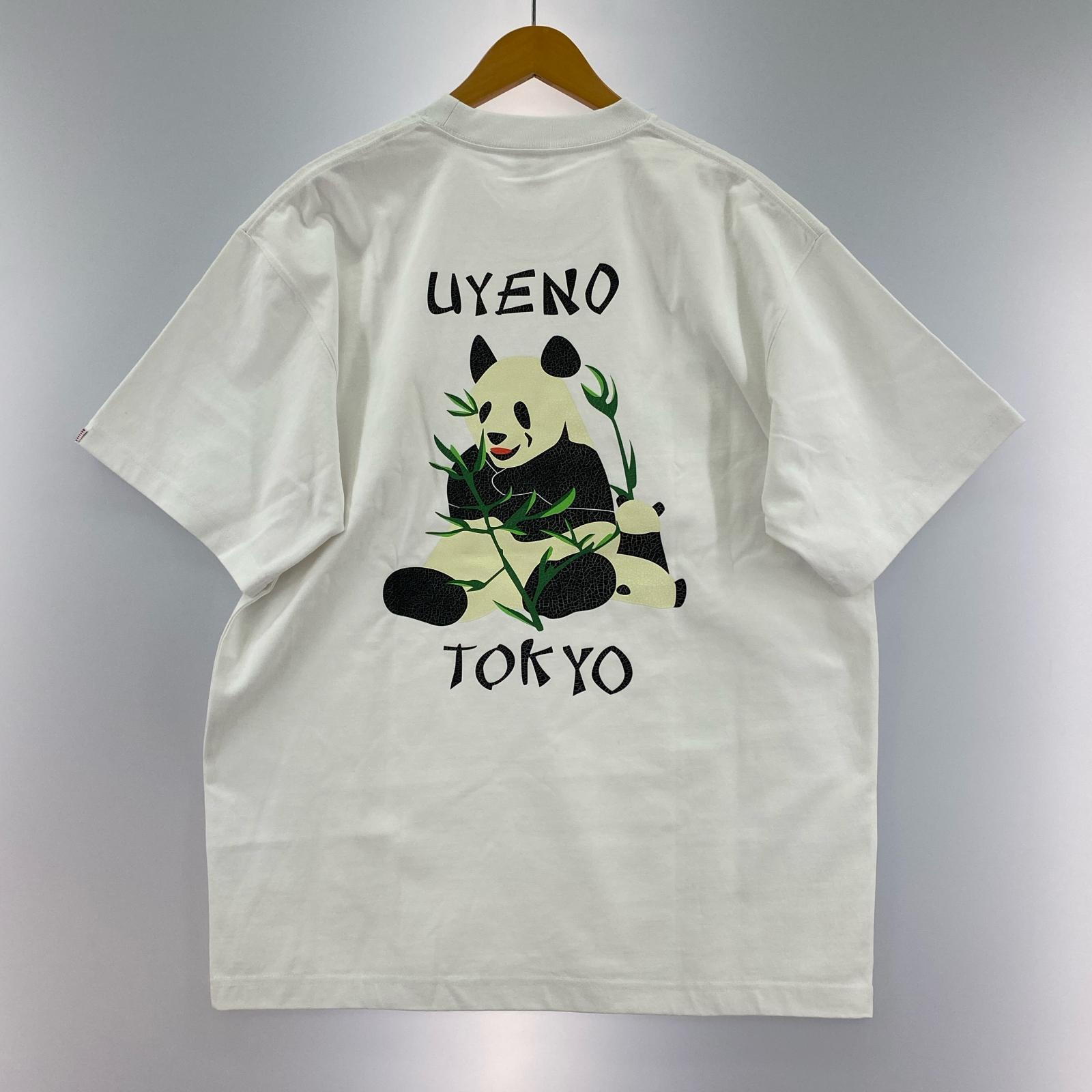 半袖Tシャツ パンダ/白 L ホワイト