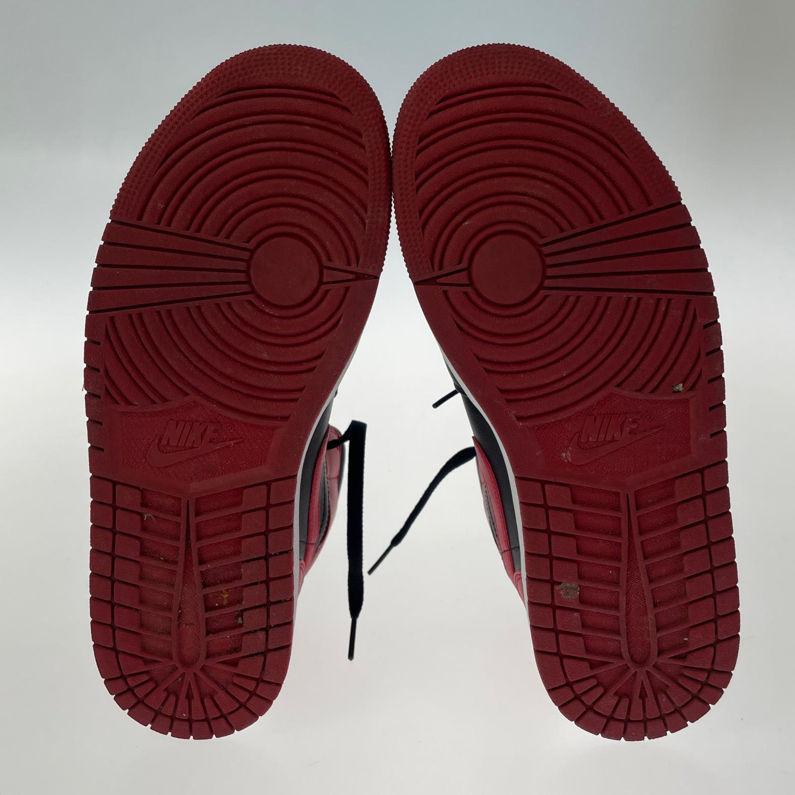 スニーカー NIKE Air Jordan 1 Mid Bred 554724-074 27.5cm (US9 1/2 UK9 EU45)