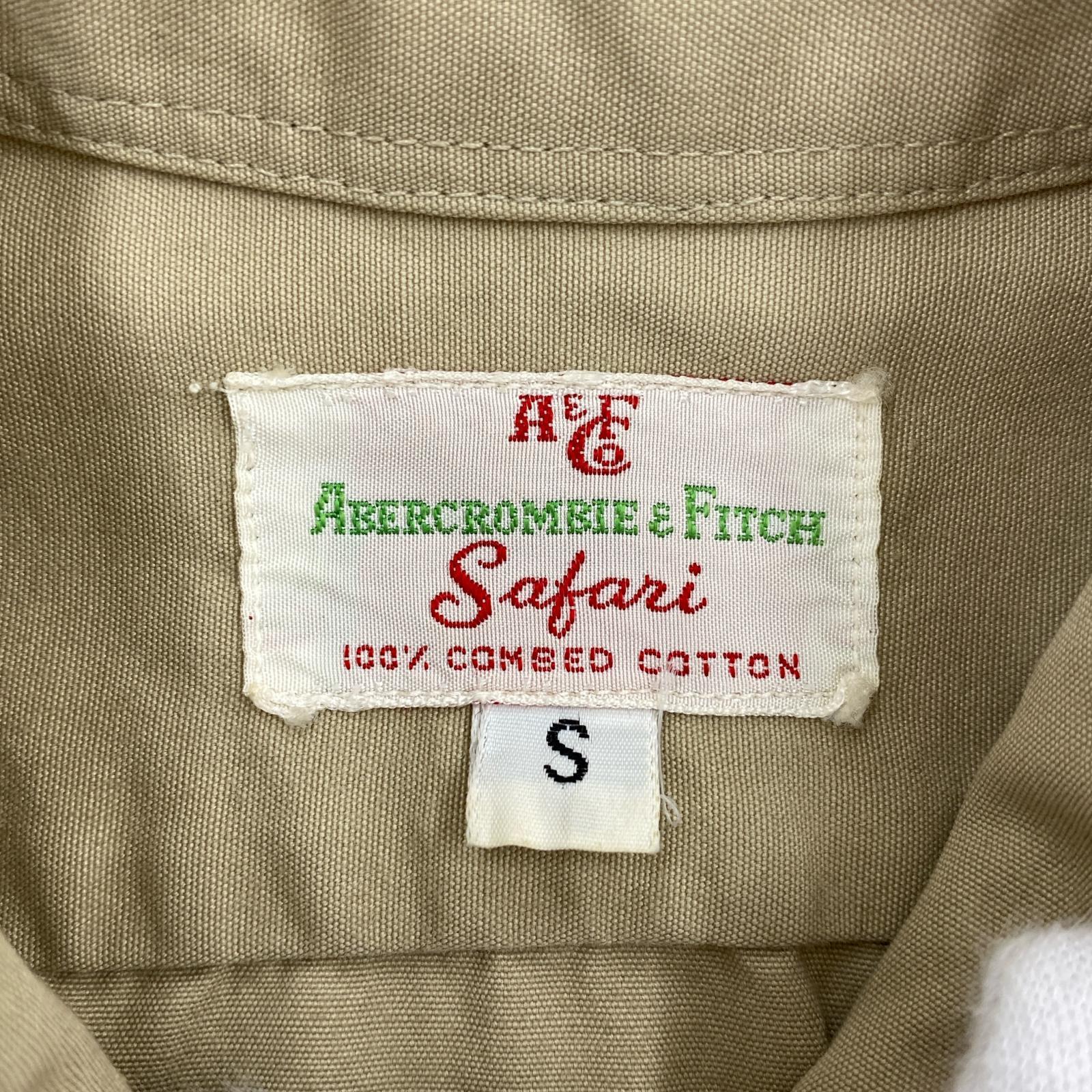 半袖シャツ abercrombie&fitch シャツ OLD 70s S ベージュ