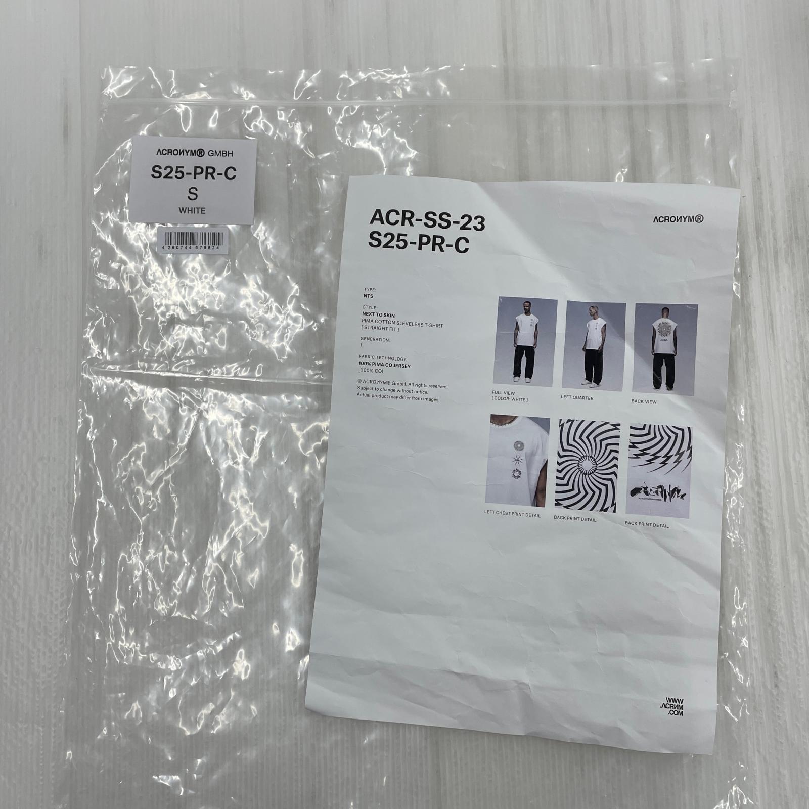 タンクトップ PIMA COTTON SLEEVELESS T-SHIRT S ホワイト ホワイト