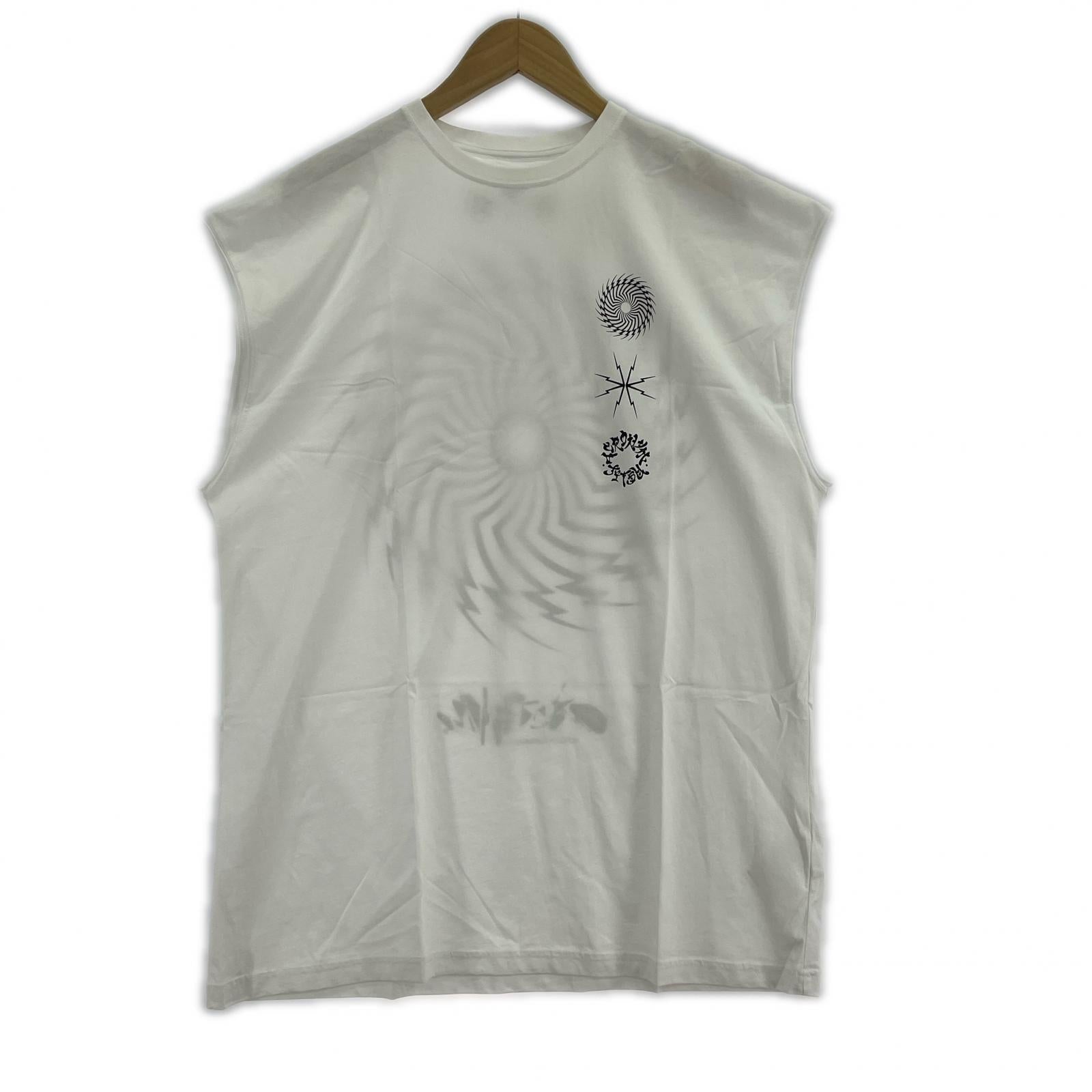 タンクトップ PIMA COTTON SLEEVELESS T-SHIRT S ホワイト ホワイト