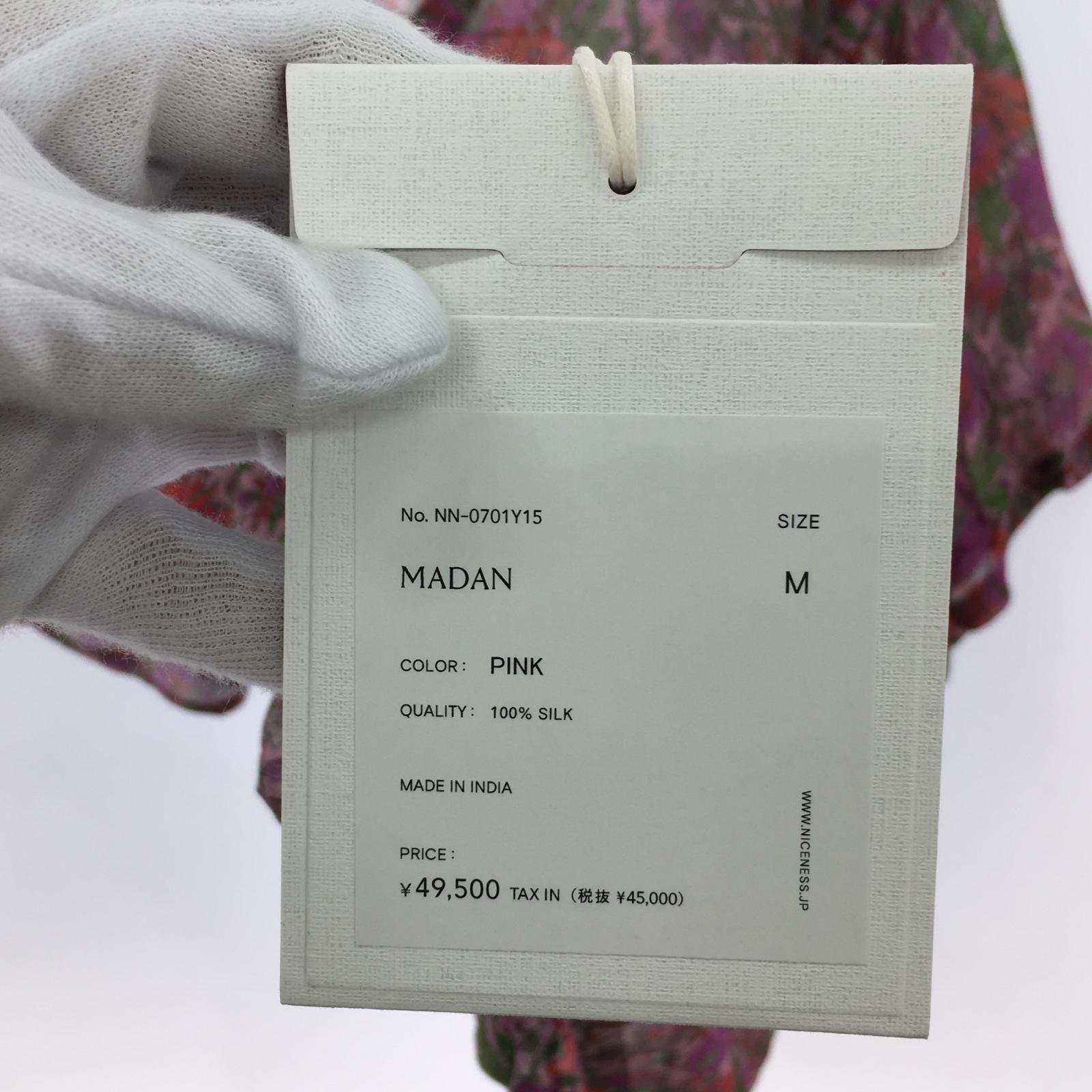 半袖シャツ 25SS MADAN M ピンク M