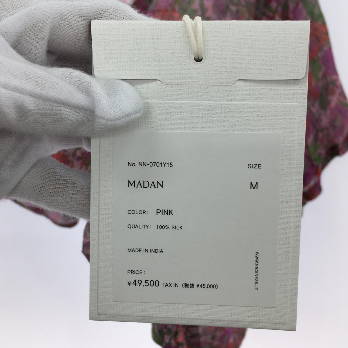 半袖シャツ 25SS MADAN M ピンク M