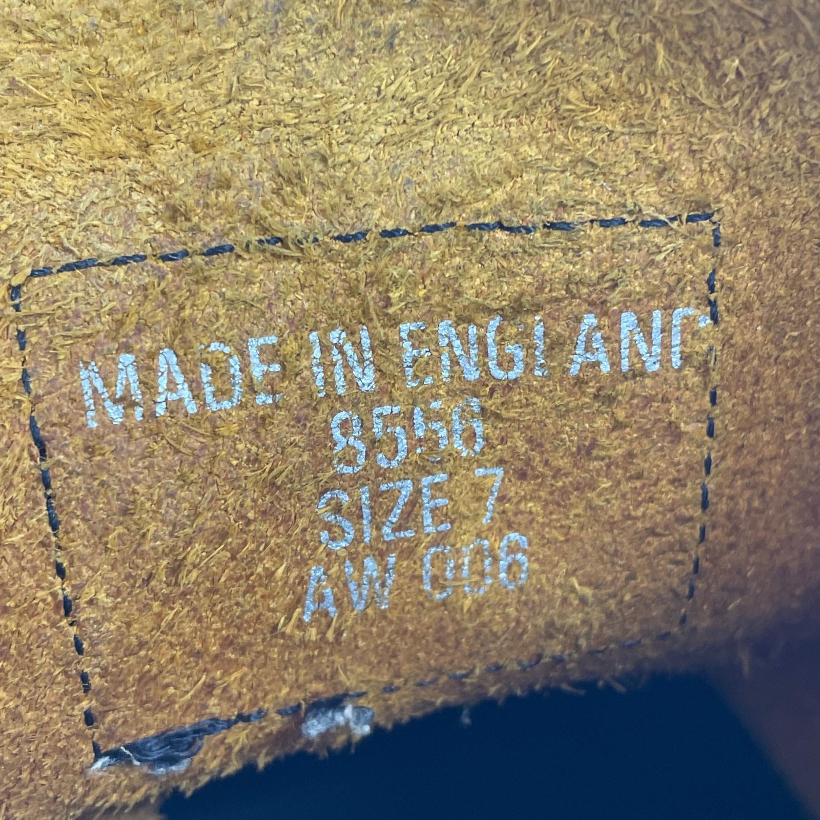 ブーツ 8556 イングランド製 茶 (7) ブラウン