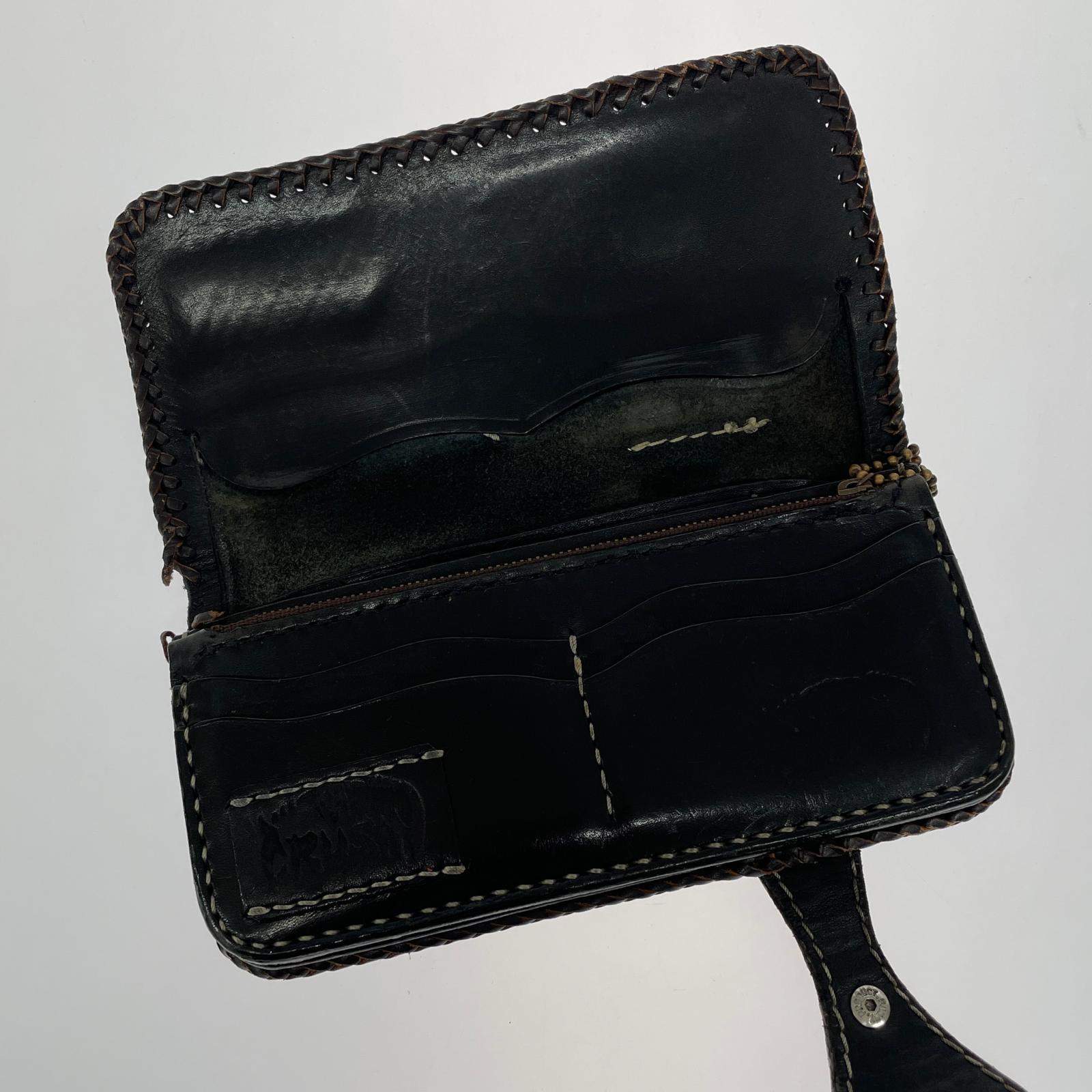 長財布 CRUSIN ブラック