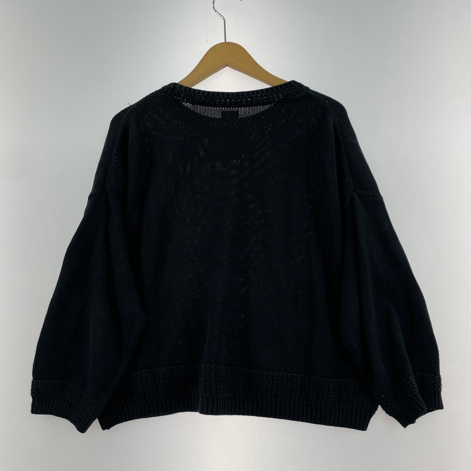 ニット ヴィンテージ加工(1)BLK S ブラック
