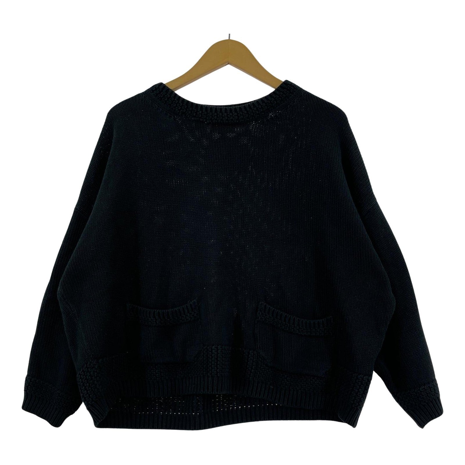 ニット ヴィンテージ加工(1)BLK S ブラック