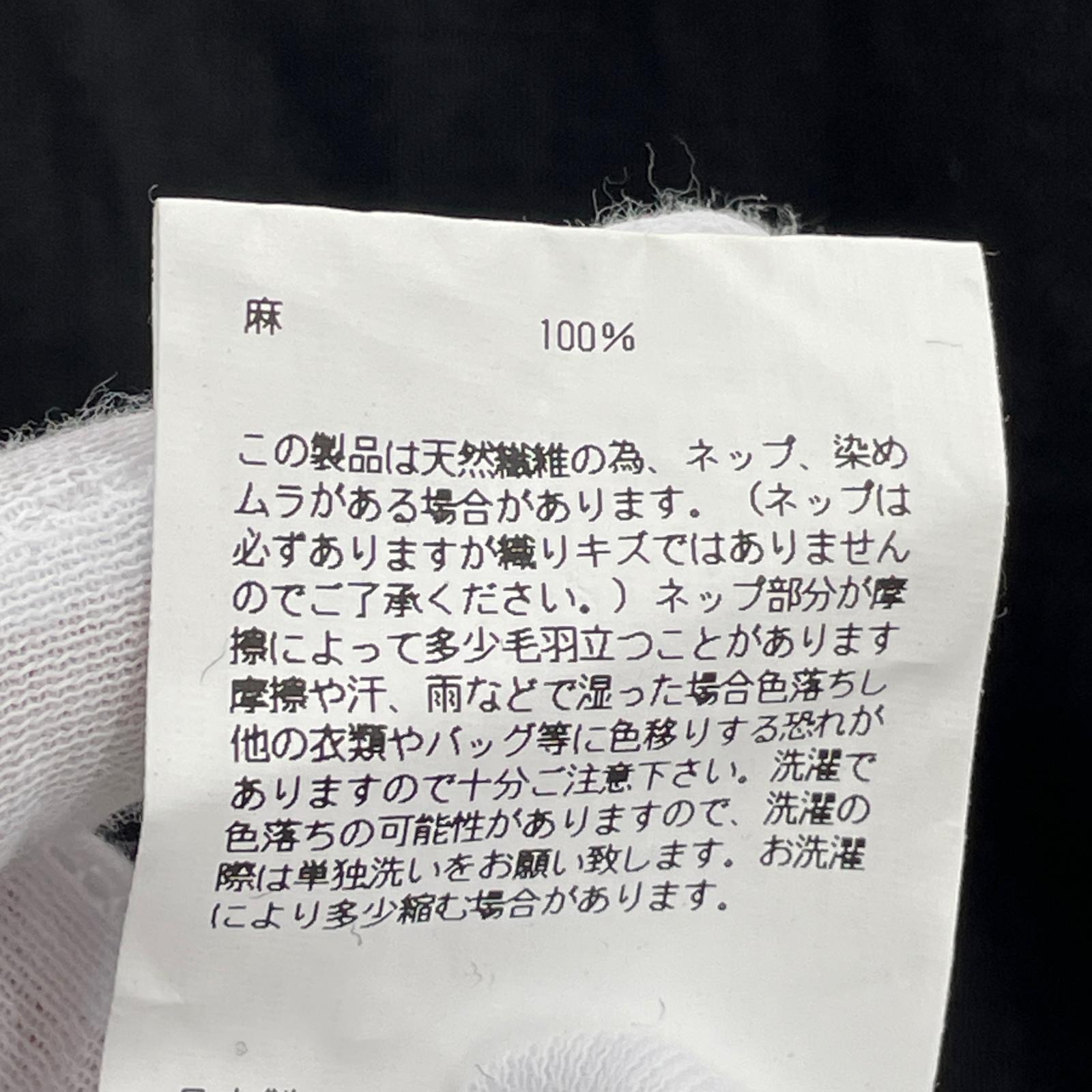 ワンピース HYKE リネンポンチョ ワンピース 1 ブラック