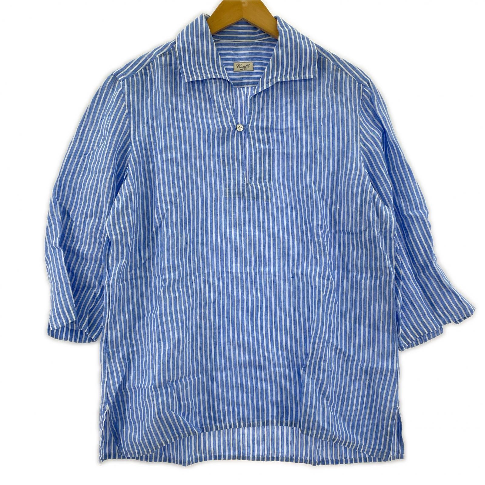 半袖シャツ Ciriello Napoli ストライプカプリシャツ