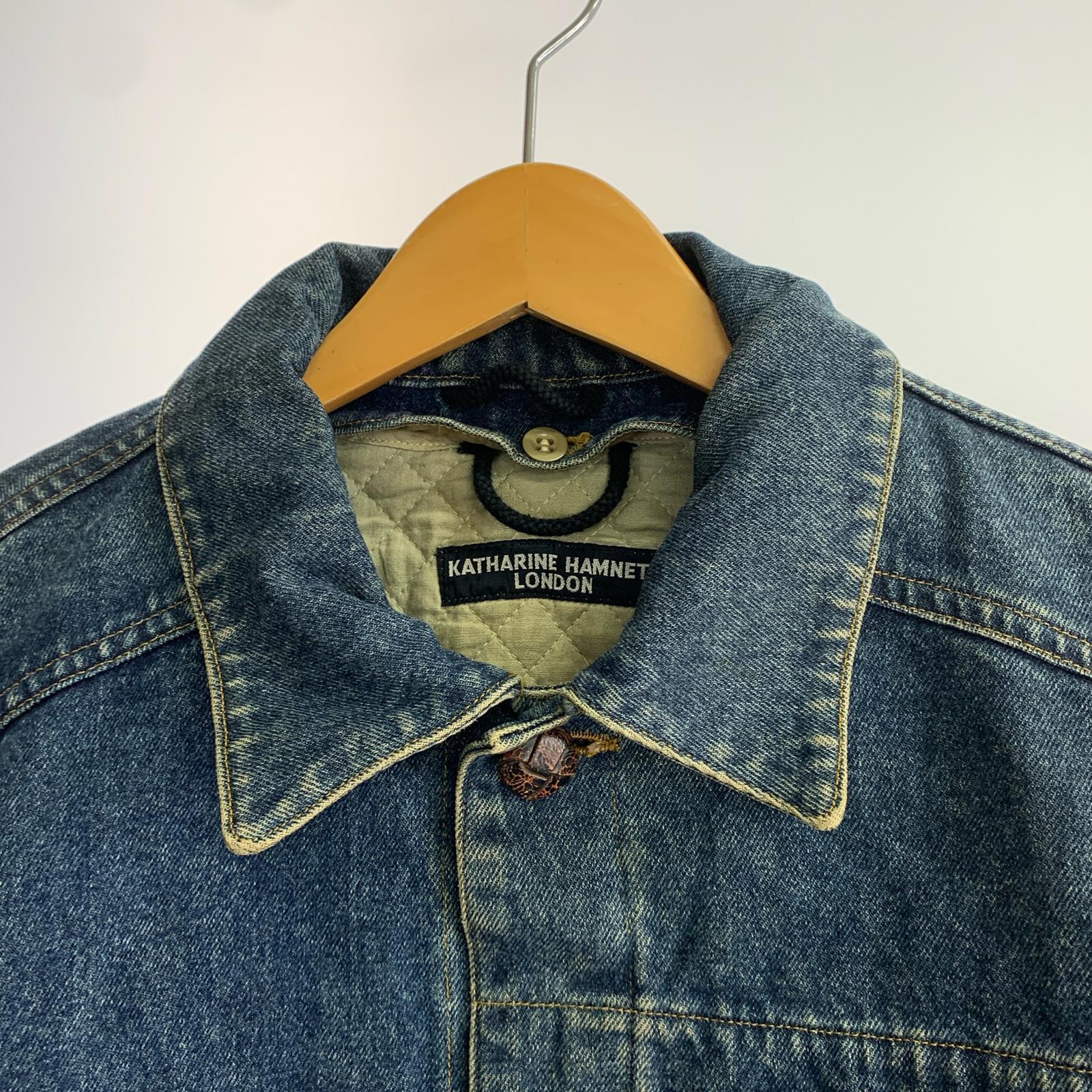ジャケット KATHARINE HAMNETT 80s アーカイブ ライナー付 デニムカバーオール インディゴ
