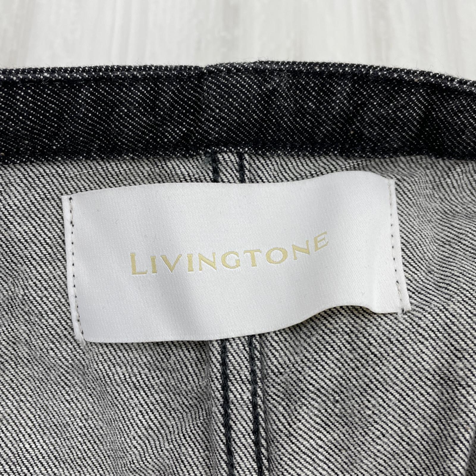 サロペット livingtone (34) 黒 ブラック