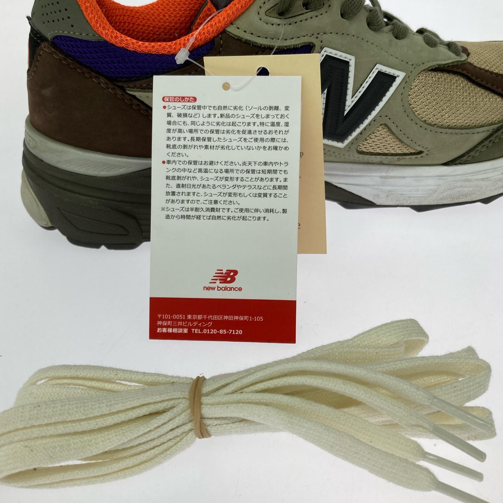 スニーカー M990BT3 27.5cm アメリカ製 27.5cm (US9 1/2 UK9 EU45) カーキ