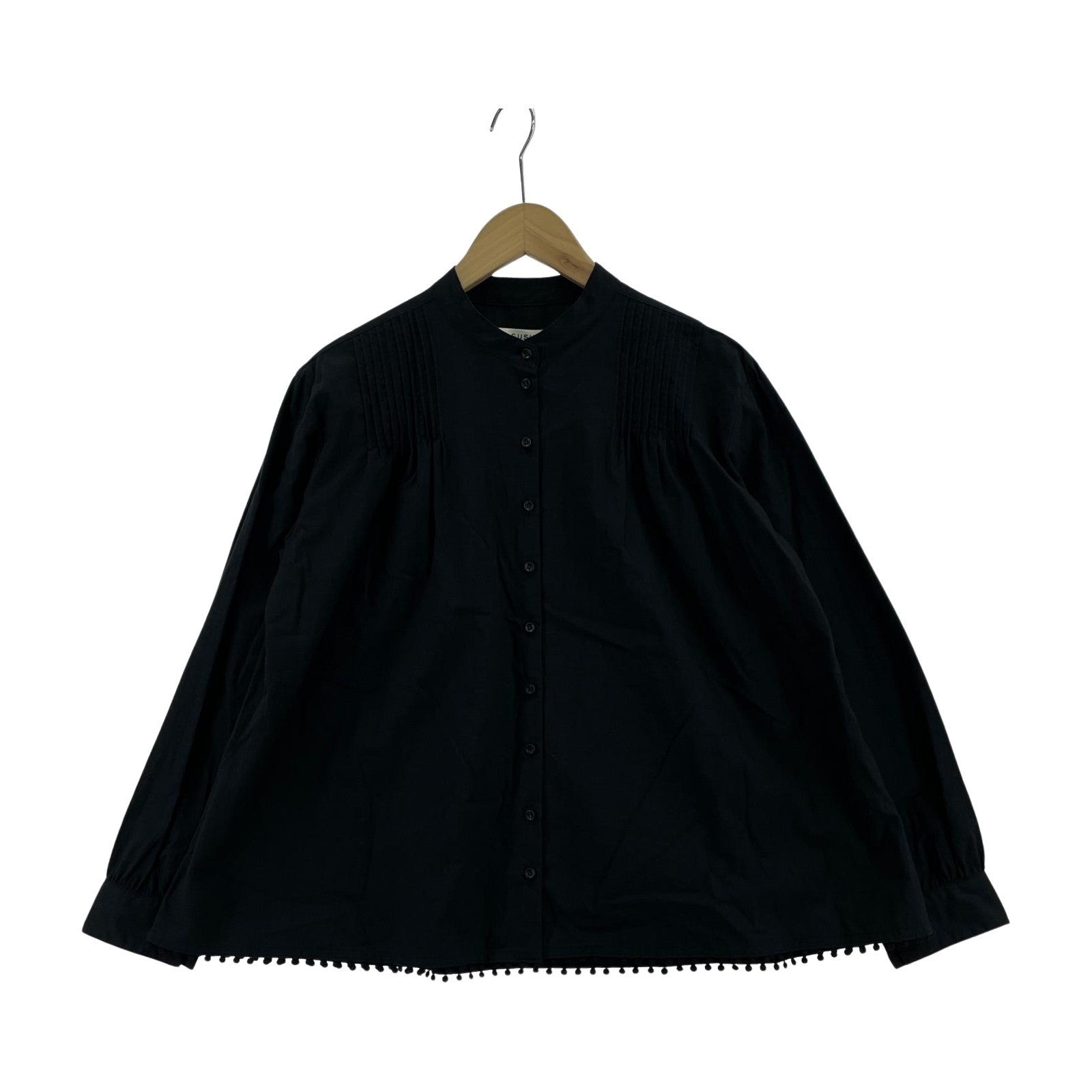 長袖Tシャツ SUSURI ゴーラブラウス BLK 24-407 1 ブラック