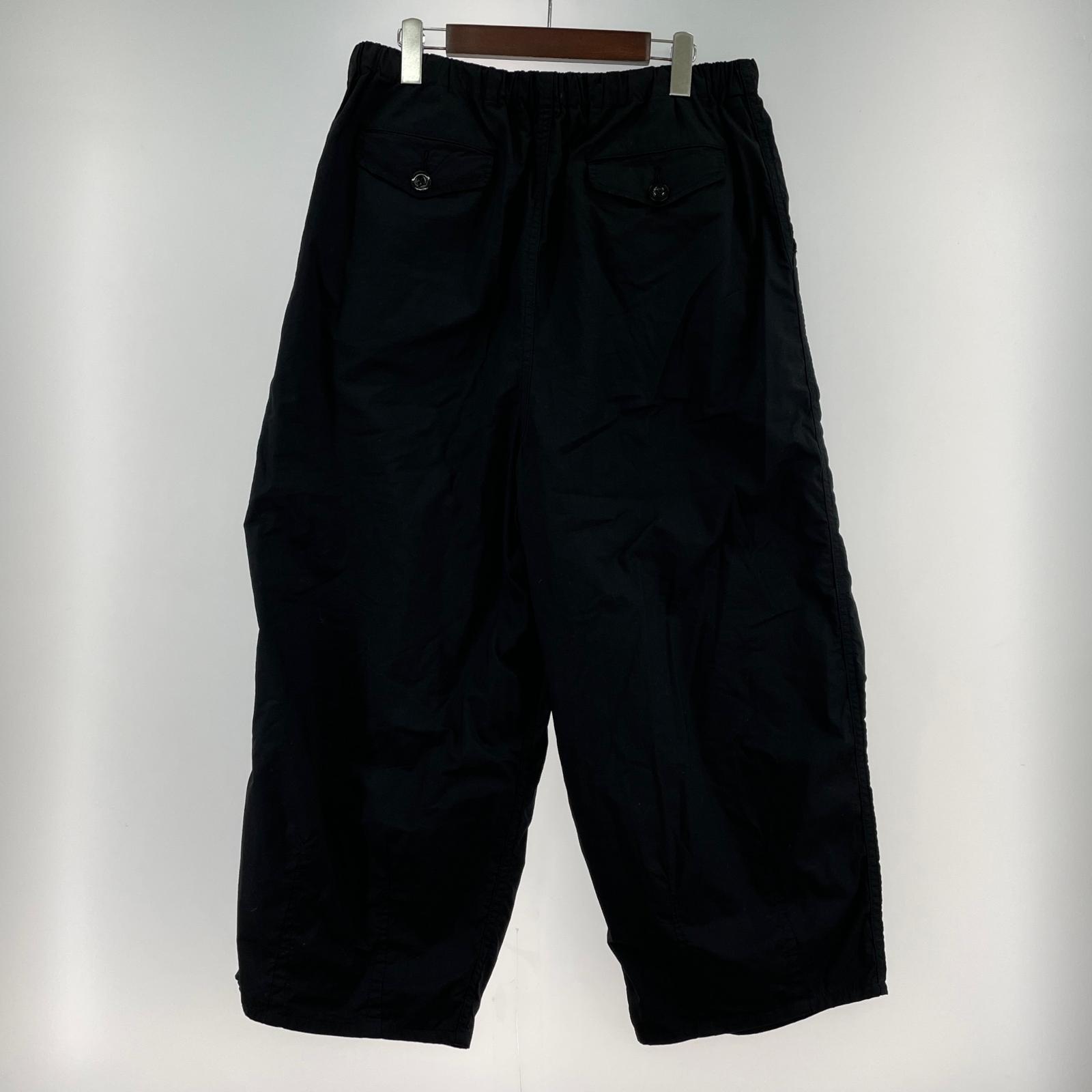 パンツ Garment Dyed Typewriter Parachute Pants/ ブラック