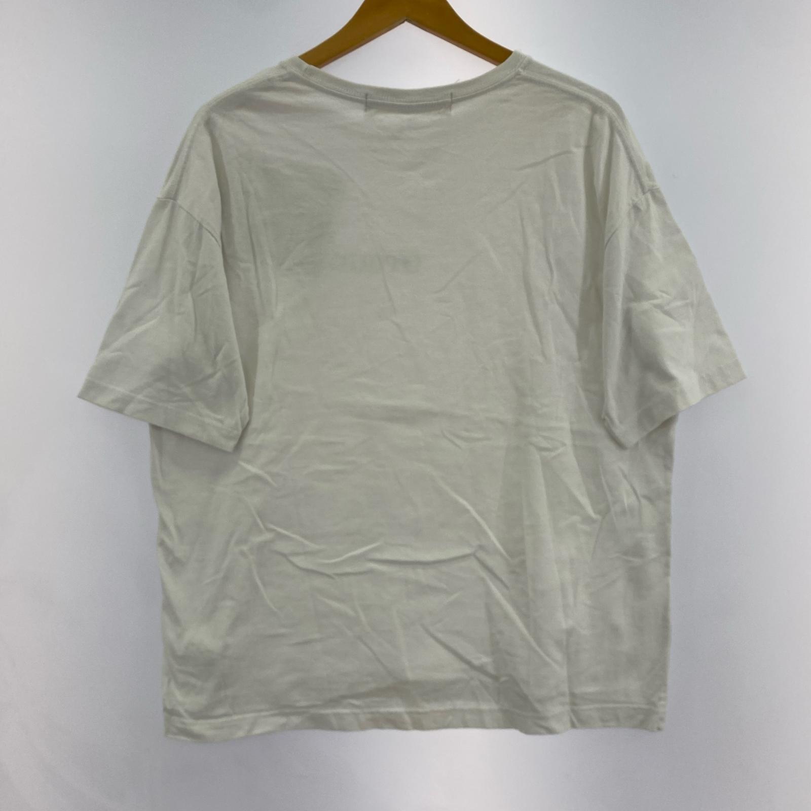 半袖Tシャツ パッチワークカット 白 2 2 ホワイト