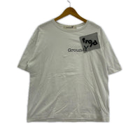 半袖Tシャツ パッチワークカット 白 2 2 ホワイト