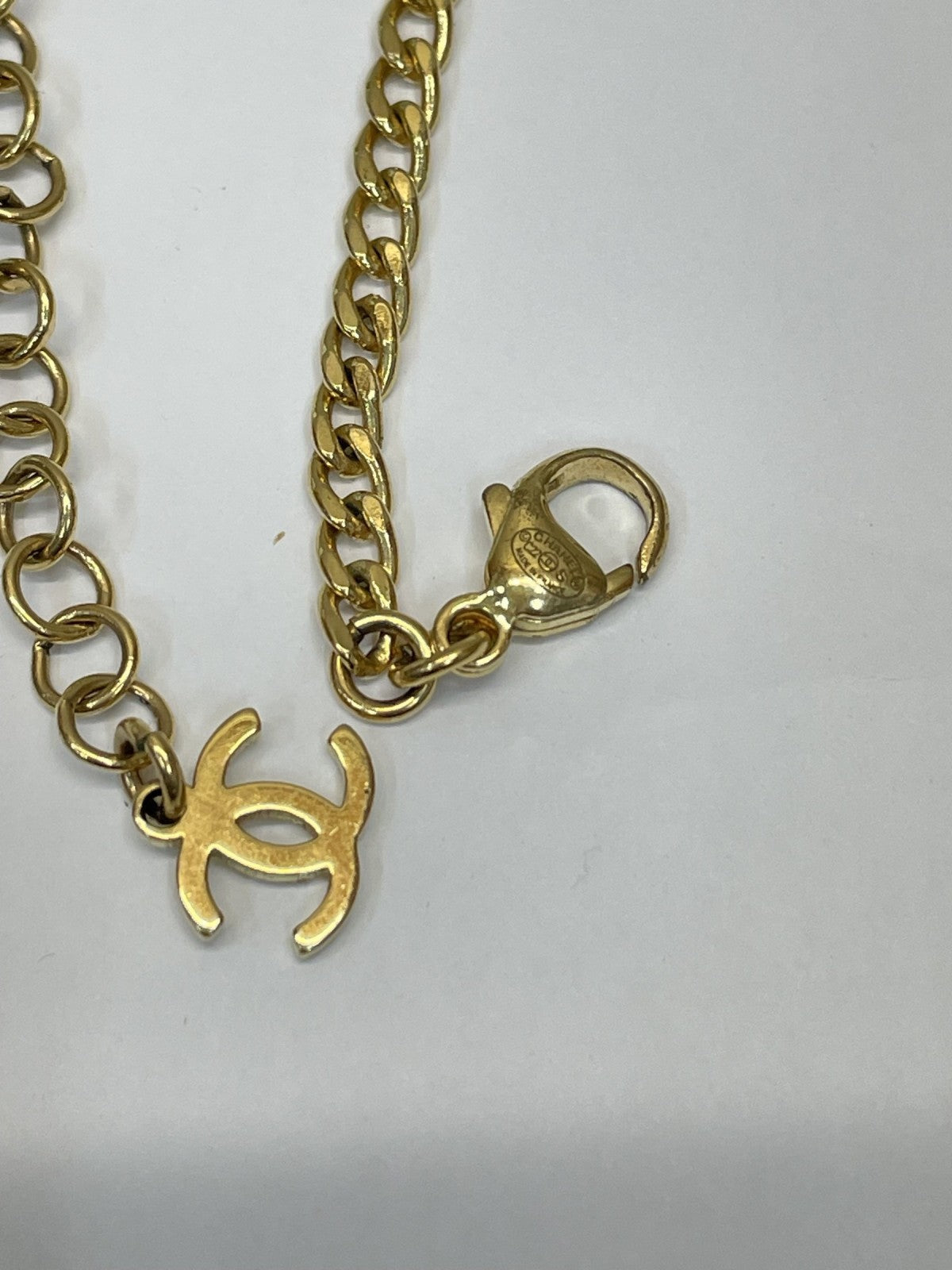 CHANEL 22ss ロゴトップ ゴールドネックレス