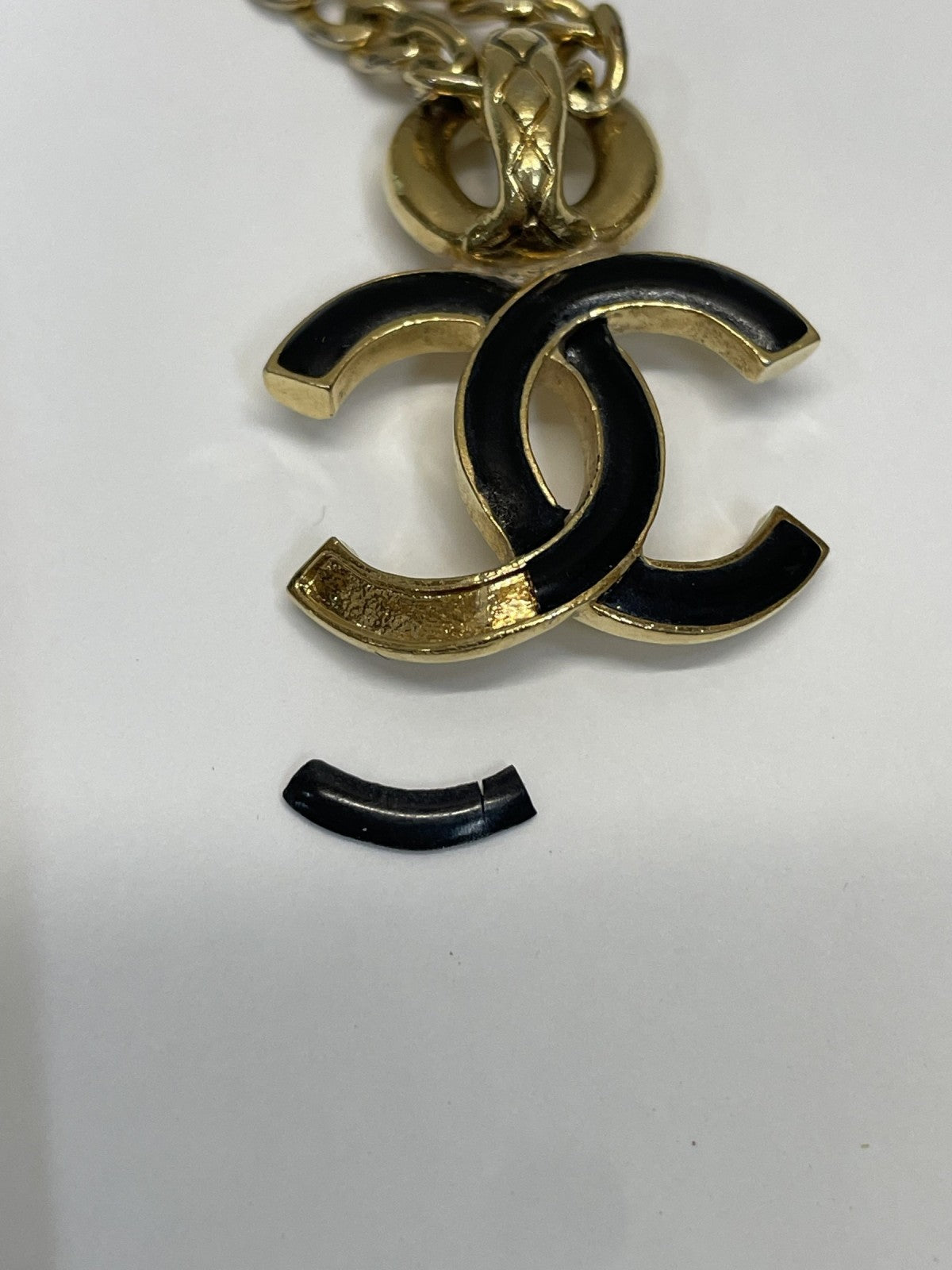 CHANEL 22ss ロゴトップ ゴールドネックレス