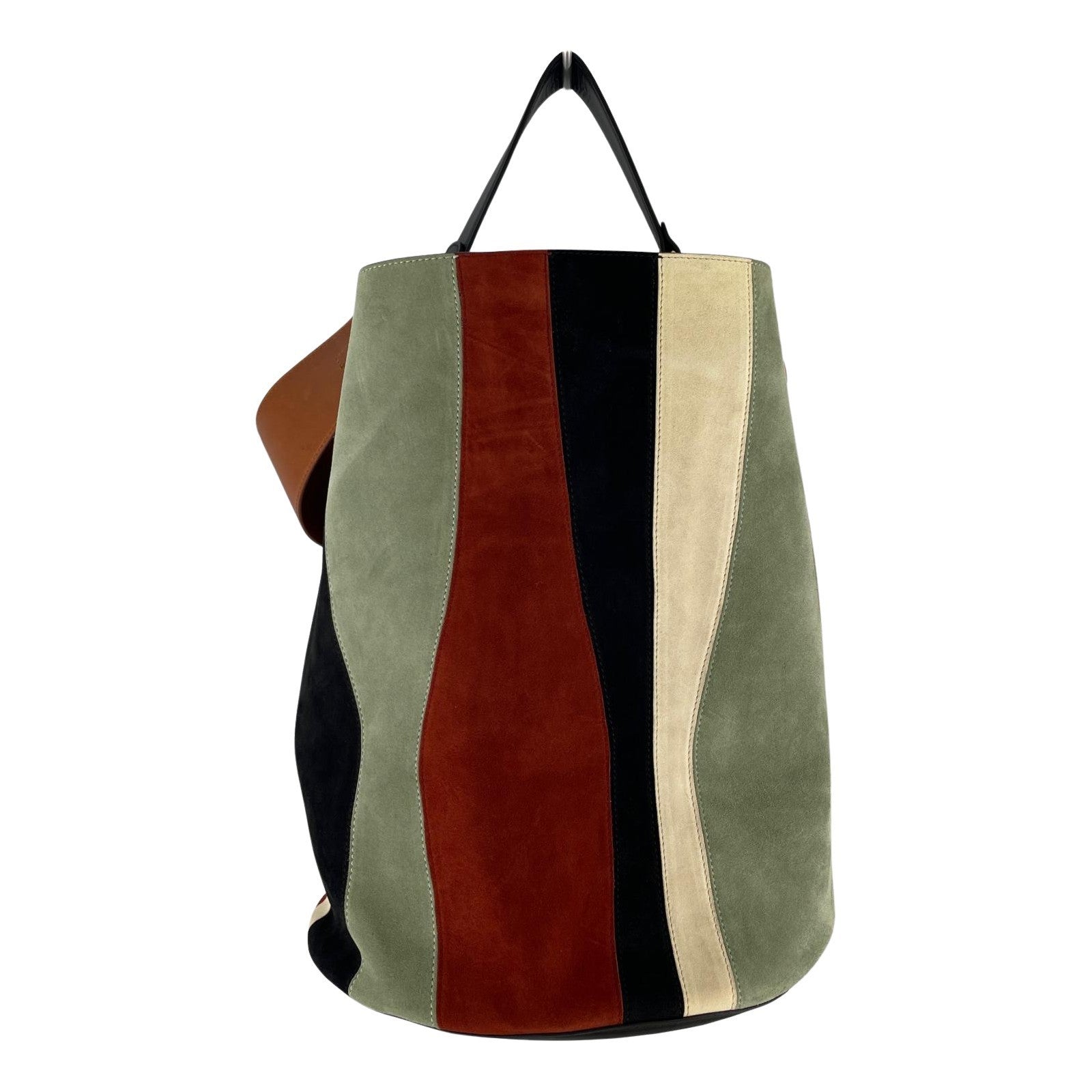 ショルダーバッグ COLVILLE Cylinder Bag スウェード 2WAYバッグ マルチカラー