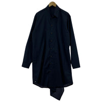 長袖シャツ BLESS 23SS NECKERCHIEFDRESS PERFORATED WOOL L ネイビー L ネイビー