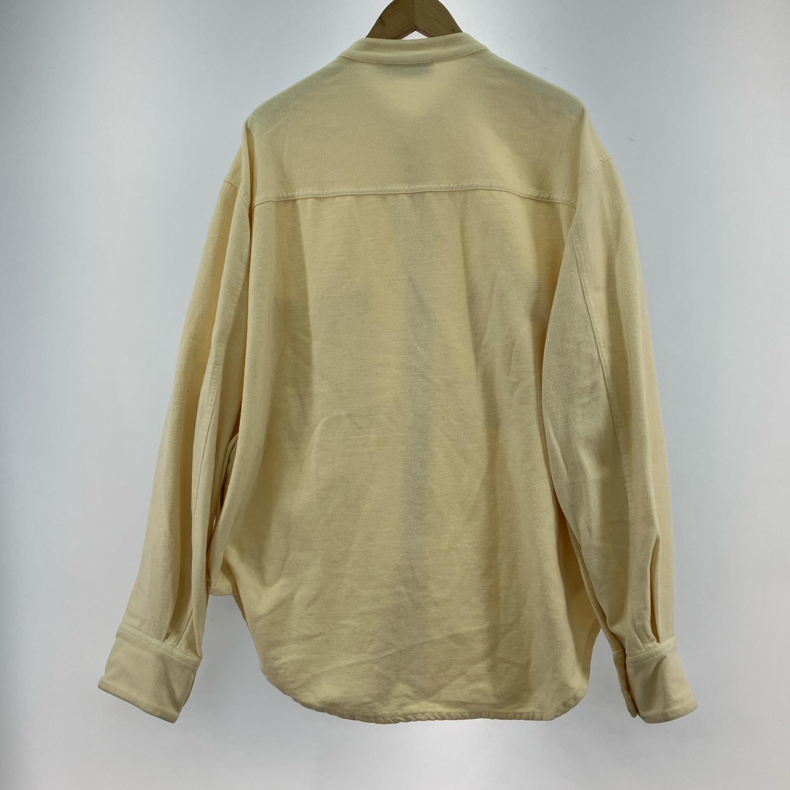 長袖シャツ ECKHAUS LATTA デザインバンドカラーシャツ L アイボリー L