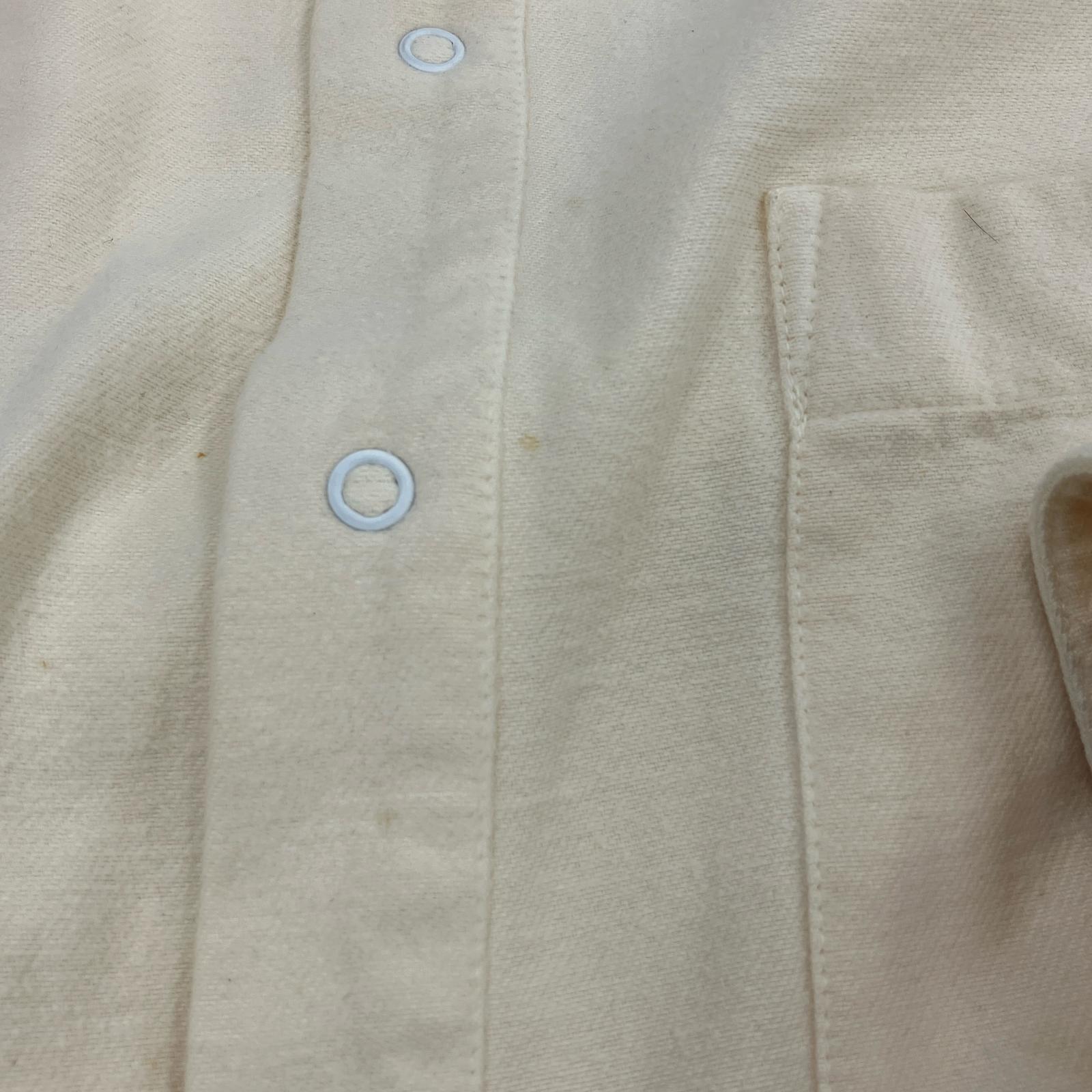 長袖シャツ ECKHAUS LATTA デザインバンドカラーシャツ L アイボリー L