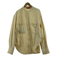 長袖シャツ ECKHAUS LATTA デザインバンドカラーシャツ L アイボリー L
