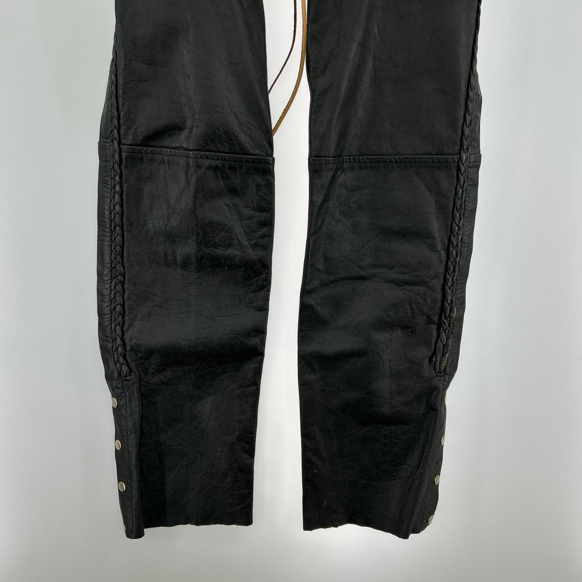 パンツ UNIK レザー S ブラック