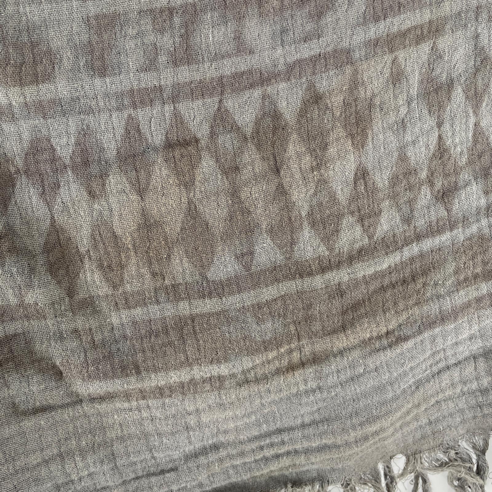 その他アクセサリー blank スター刺繍 大判ストール グレー グレー