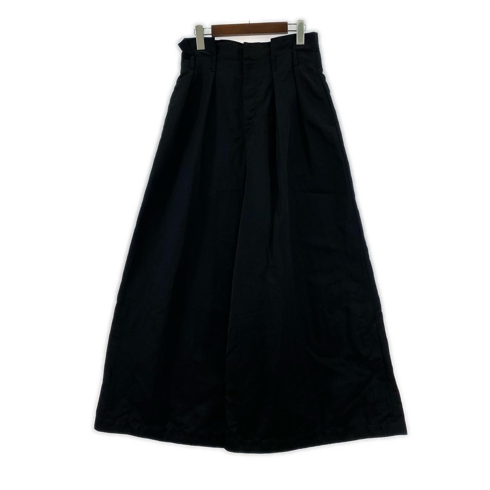 パンツ LOHEN/ハイウエスト2タックボリュームパンツ22AW/LH22W-PT065 ブラック