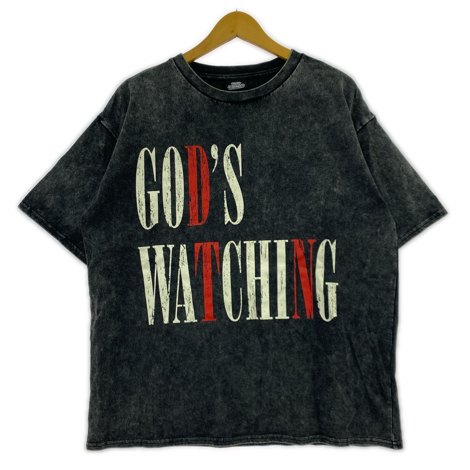 半袖Tシャツ GOD'SWATOHING S/S BEGINNING Street Tee 黒 M