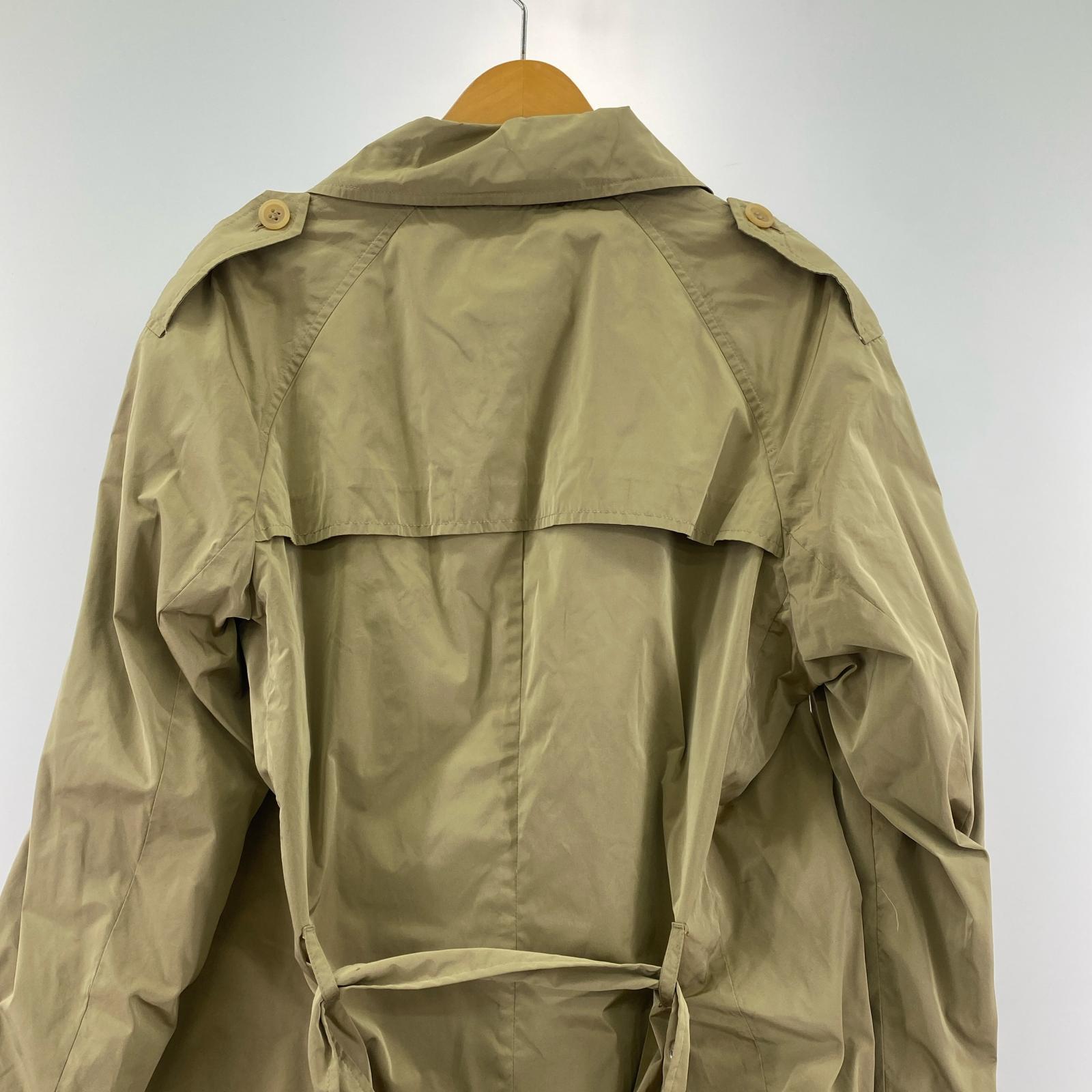 ジャケット JIL SANDER ラフシモンズ期 ポリ100% トレンチコート 44 ベージュ ベージュ