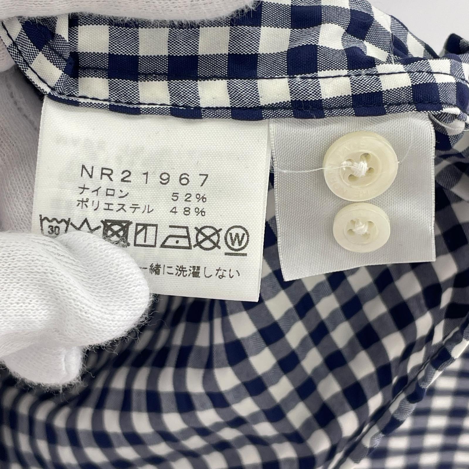 半袖シャツ NR21967 S/S Hidden SHIRT (M) M ブルー